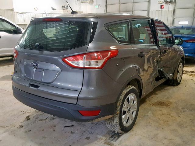 1FMCU0F78EUB15737 - 2014 FORD ESCAPE S GRAY photo 4