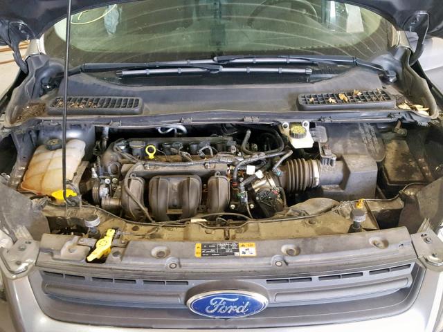 1FMCU0F78EUB15737 - 2014 FORD ESCAPE S GRAY photo 7