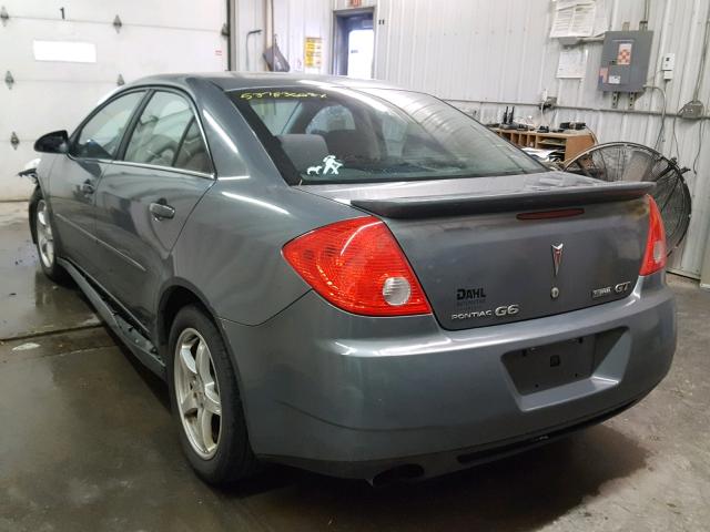 1G2ZK57K594249314 - 2009 PONTIAC G6 GT GRAY photo 3