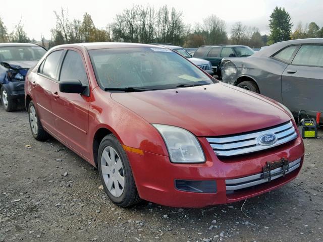 3FAFP06Z86R188664 - 2006 FORD FUSION S MAROON photo 1