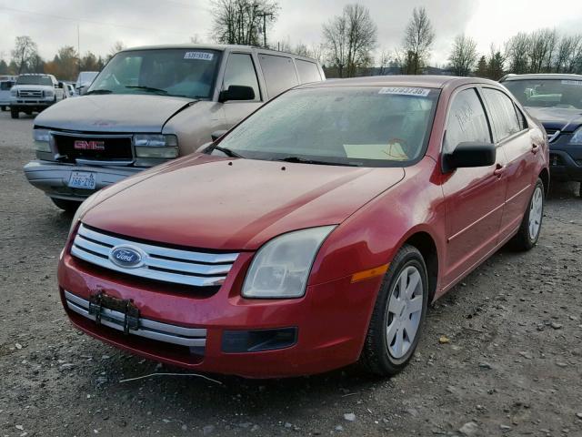 3FAFP06Z86R188664 - 2006 FORD FUSION S MAROON photo 2