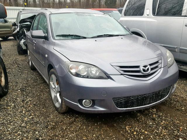 JM1BK143041174891 - 2004 MAZDA 3 HATCHBAC SILVER photo 1