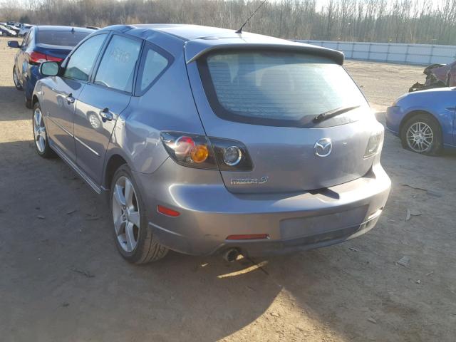 JM1BK143041174891 - 2004 MAZDA 3 HATCHBAC SILVER photo 3