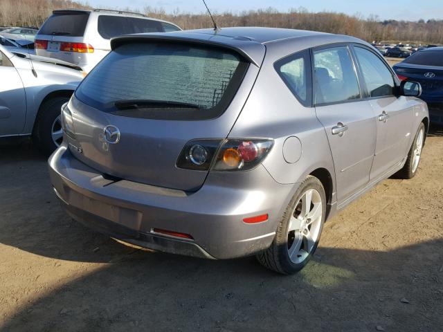 JM1BK143041174891 - 2004 MAZDA 3 HATCHBAC SILVER photo 4