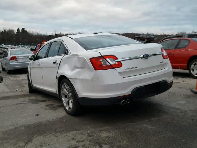 1FAHP2EW7BG171268 - 2011 FORD TAURUS SEL WHITE photo 3