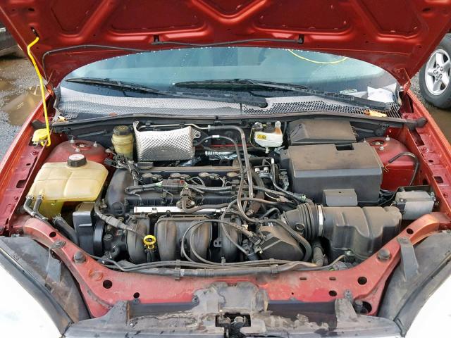 3FAFP37N95R123592 - 2005 FORD FOCUS ZX5 RED photo 7