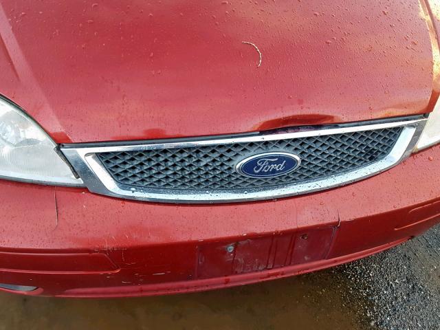 3FAFP37N95R123592 - 2005 FORD FOCUS ZX5 RED photo 9