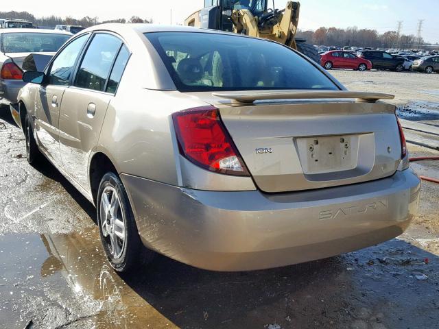 1G8AJ55F36Z171772 - 2006 SATURN ION LEVEL GOLD photo 3