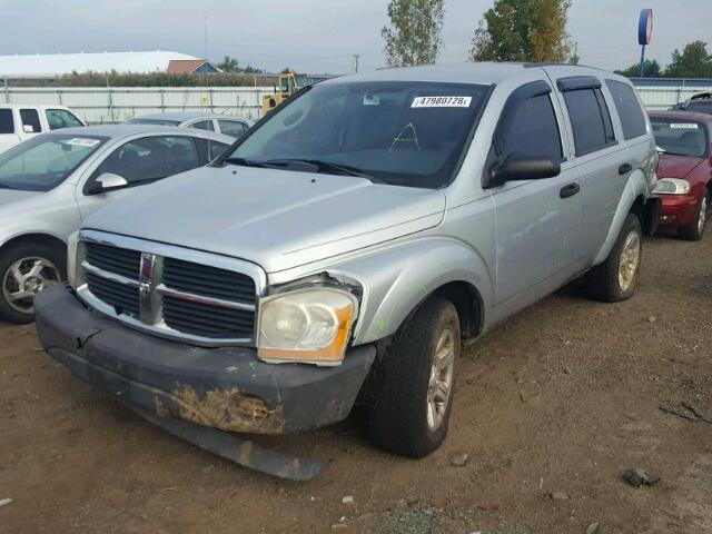 1D4HB38N14F224656 - 2004 DODGE DURANGO ST SILVER photo 2