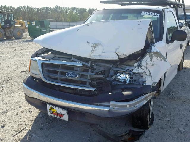 2FTRX17294CA98900 - 2004 FORD F-150 HERI WHITE photo 9