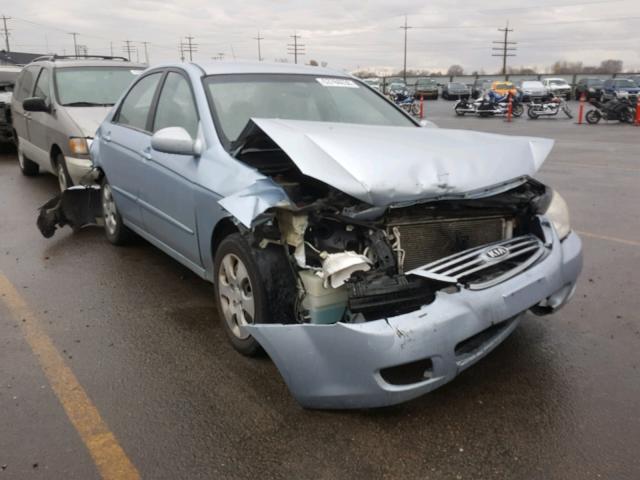 KNAFE121675464959 - 2007 KIA SPECTRA EX BLUE photo 1