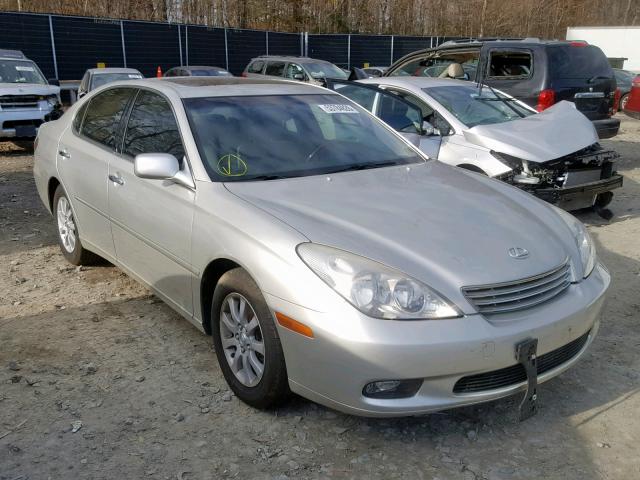 JTHBA30G645020071 - 2004 LEXUS ES 330 SILVER photo 1