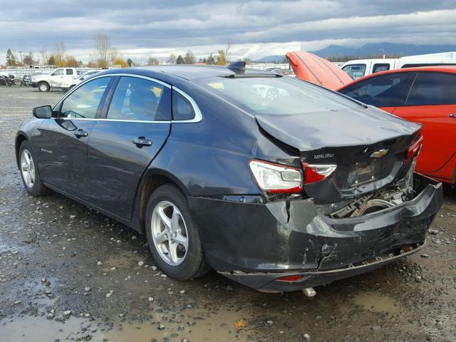 1G1ZB5ST2HF264831 - 2017 CHEVROLET MALIBU LS CHARCOAL photo 3