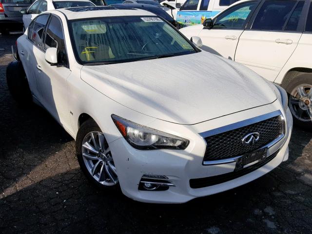 JN1CV7AP7GM202956 - 2016 INFINITI Q50 BASE WHITE photo 1