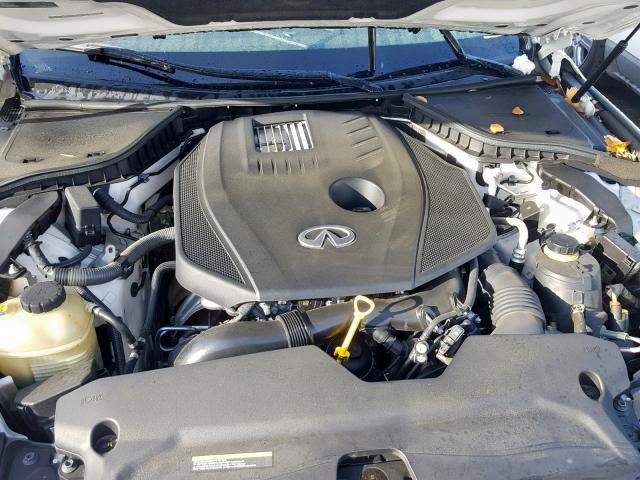 JN1CV7AP7GM202956 - 2016 INFINITI Q50 BASE WHITE photo 7