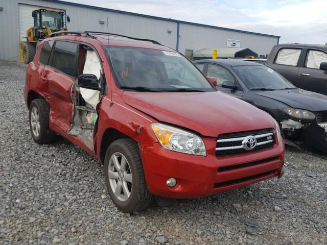 JTMBK31V286048753 - 2008 TOYOTA RAV4 LIMIT RED photo 1