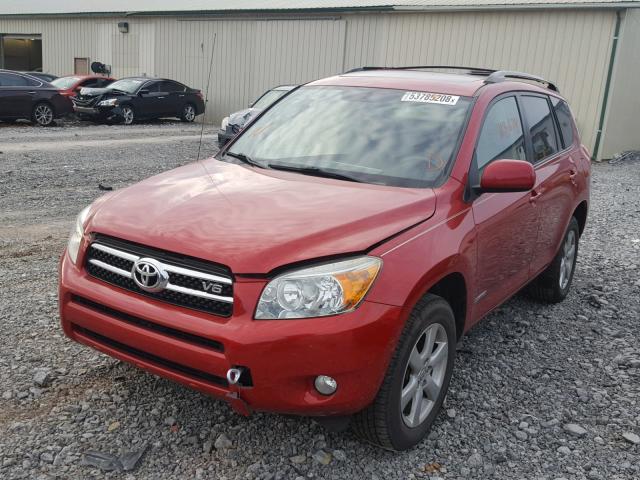 JTMBK31V286048753 - 2008 TOYOTA RAV4 LIMIT RED photo 2