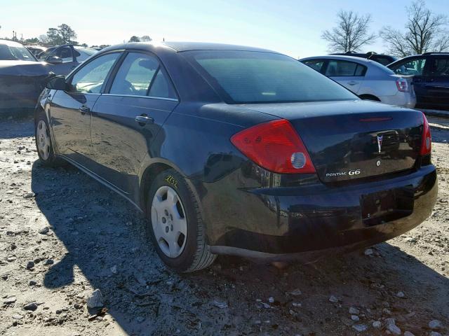 1G2ZF57B884294671 - 2008 PONTIAC G6 VALUE L BLACK photo 3