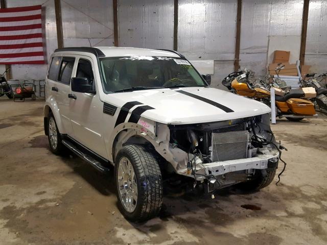 1D4PU4GKXAW172121 - 2010 DODGE NITRO HEAT WHITE photo 1