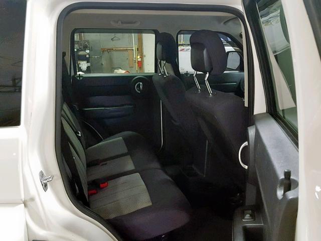 1D4PU4GKXAW172121 - 2010 DODGE NITRO HEAT WHITE photo 6