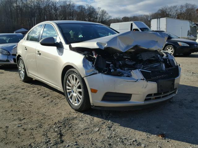 1G1PH5SB5E7181400 - 2014 CHEVROLET CRUZE ECO CREAM photo 1