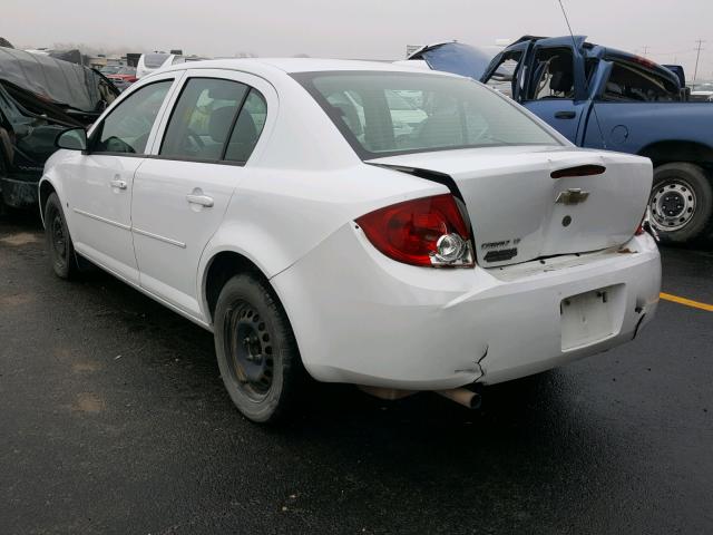 1G1AL55FX77230063 - 2007 CHEVROLET COBALT LT WHITE photo 3