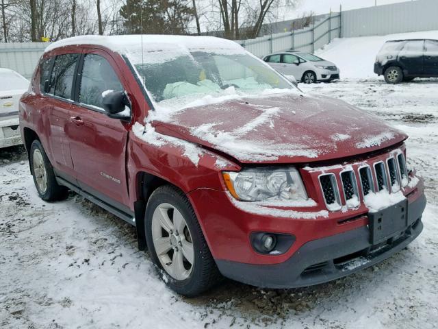 1J4NF4FB9BD148822 - 2011 JEEP COMPASS RED photo 1