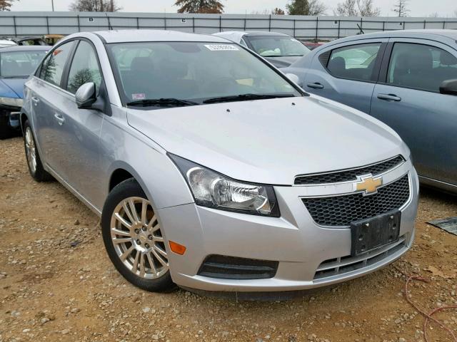 1G1PJ5SB8E7172856 - 2014 CHEVROLET CRUZE ECO SILVER photo 1