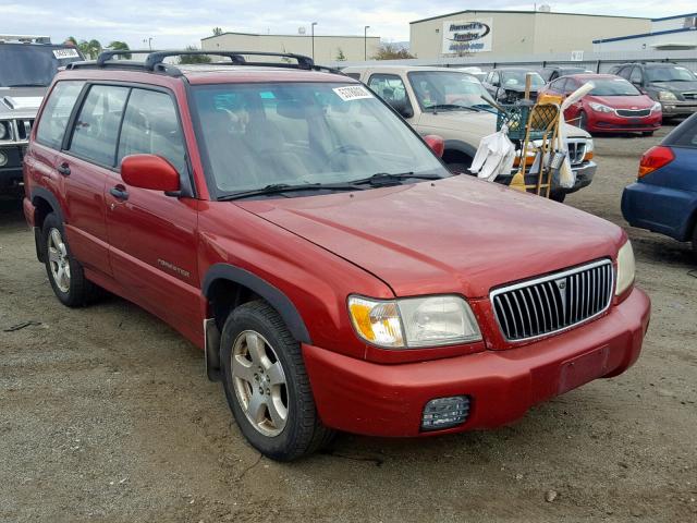 JF1SF65621H743033 - 2001 SUBARU FORESTER S RED photo 1