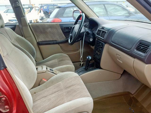 JF1SF65621H743033 - 2001 SUBARU FORESTER S RED photo 5