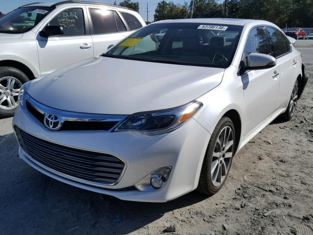 4T1BK1EB4FU186903 - 2015 TOYOTA AVALON XLE WHITE photo 2