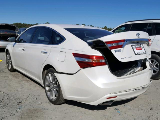 4T1BK1EB4FU186903 - 2015 TOYOTA AVALON XLE WHITE photo 3