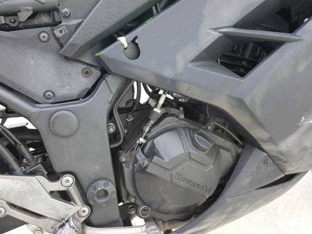 JKAEX8B19EA008308 - 2014 KAWASAKI EX300 B GREEN photo 7