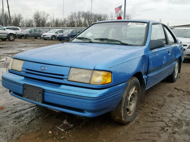 1FACP31X9PK153793 - 1993 FORD TEMPO GL BLUE photo 2