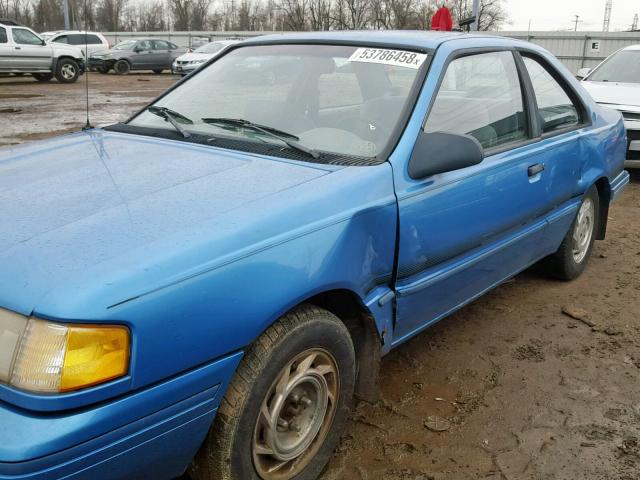 1FACP31X9PK153793 - 1993 FORD TEMPO GL BLUE photo 9