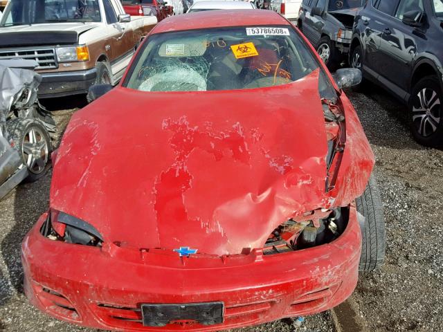 1G1JC524127319631 - 2002 CHEVROLET CAVALIER B RED photo 7