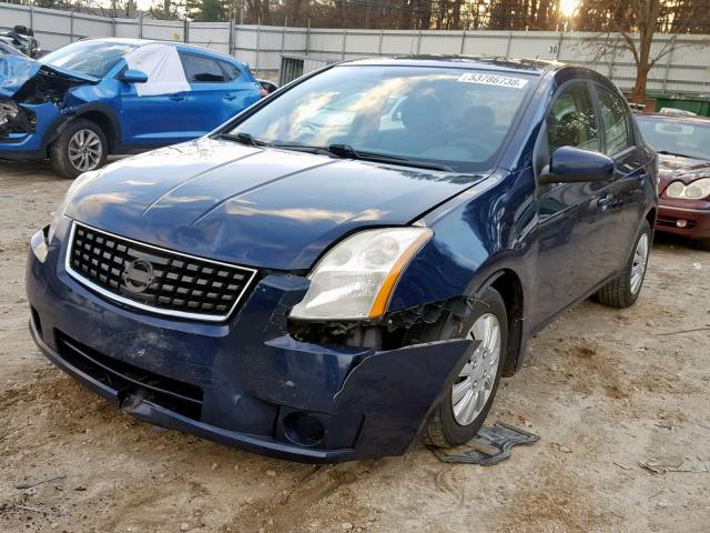 3N1AB61E28L676320 - 2008 NISSAN SENTRA 2.0 BLUE photo 2