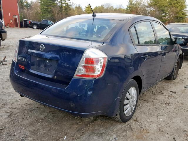 3N1AB61E28L676320 - 2008 NISSAN SENTRA 2.0 BLUE photo 4