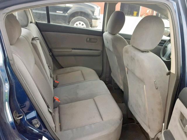 3N1AB61E28L676320 - 2008 NISSAN SENTRA 2.0 BLUE photo 6