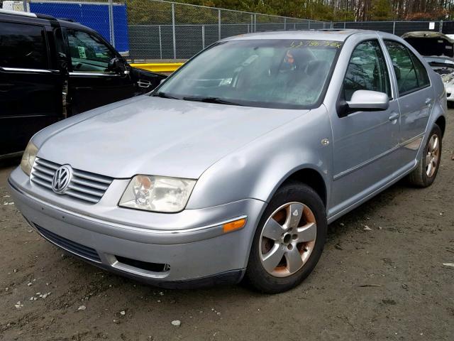 3VWSK69M94M126353 - 2004 VOLKSWAGEN JETTA GLS SILVER photo 2