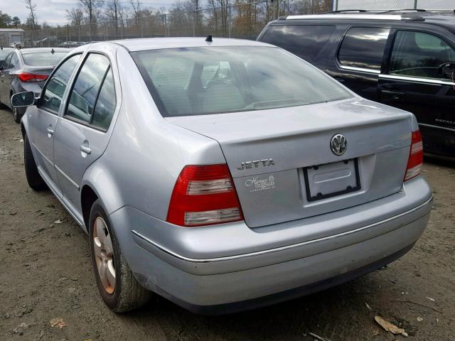 3VWSK69M94M126353 - 2004 VOLKSWAGEN JETTA GLS SILVER photo 3