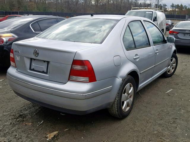 3VWSK69M94M126353 - 2004 VOLKSWAGEN JETTA GLS SILVER photo 4