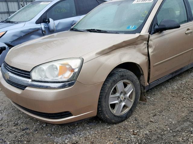 1G1ZT52815F134544 - 2005 CHEVROLET MALIBU LS 金色 照片 9