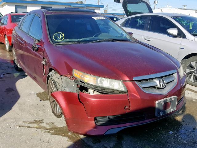 19UUA66275A035843 - 2005 ACURA TL BURGUNDY photo 1