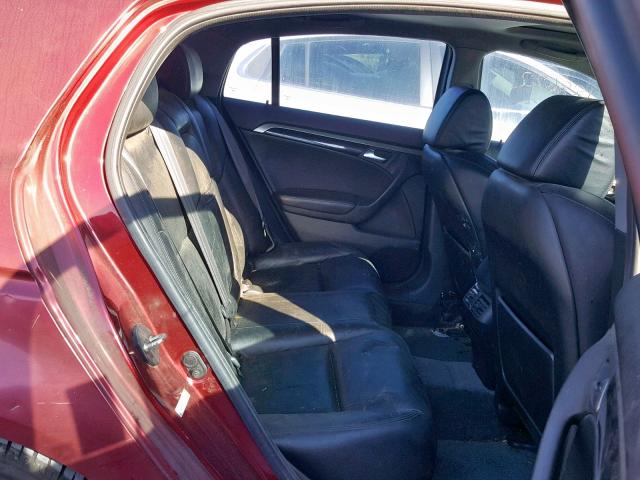 19UUA66275A035843 - 2005 ACURA TL BURGUNDY photo 6