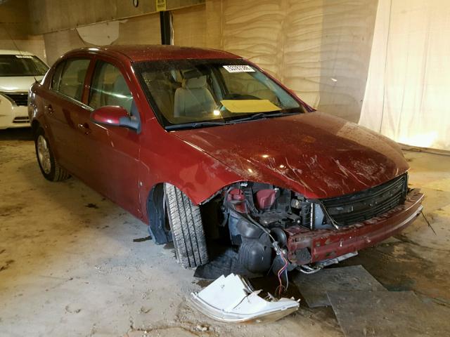 1G1AL58F587245163 - 2008 CHEVROLET COBALT LT RED photo 1