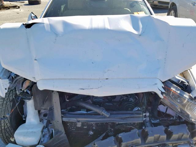 2C3CDXHG1EH323573 - 2014 DODGE CHARGER SX WHITE photo 7