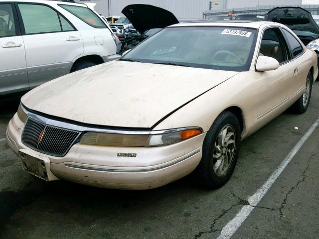 1LNLM91V8SY616769 - 1995 LINCOLN MARK VIII CREAM photo 2