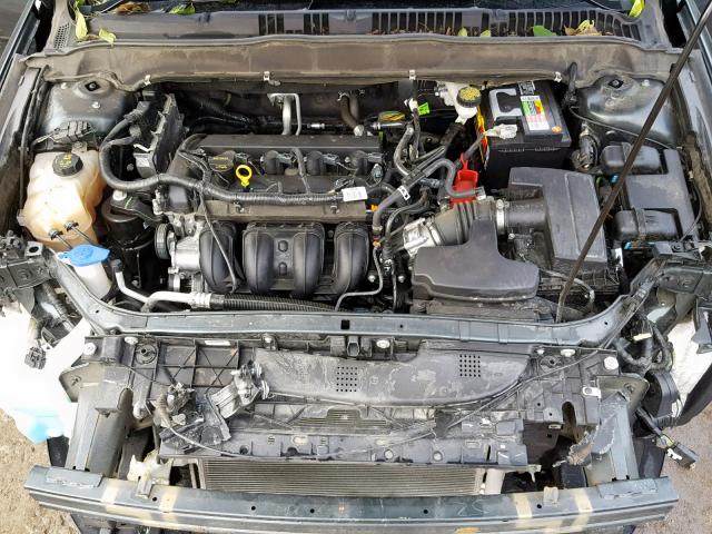 3FA6P0H77FR280764 - 2015 FORD FUSION SE GRAY photo 7