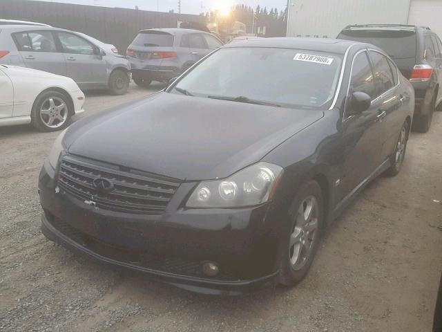 JNKBY01E66M206855 - 2006 INFINITI M45 BASE BLACK photo 2